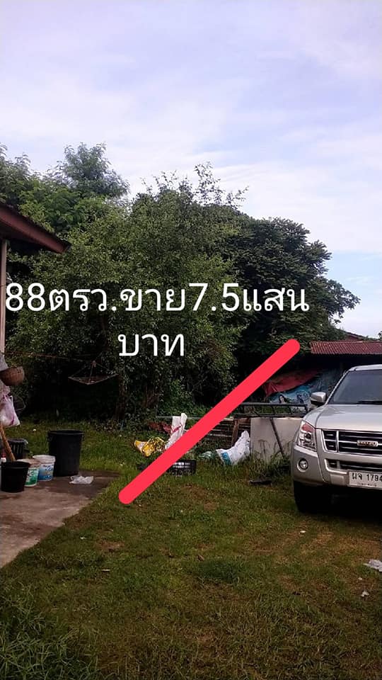 ที่ดิน ใกล้สนามบินนานาชาติ อุบลราชธานี 88.5 ตรว.