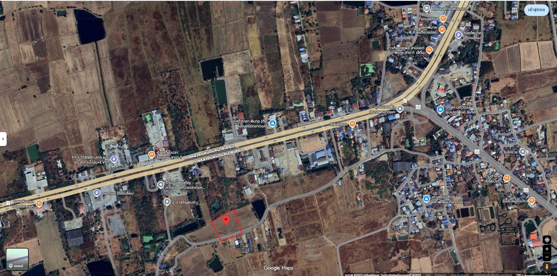 ขายด่วน ที่ดินโคราช ใกล้ถนนหลักติดถนนมิตรภาพ 2
