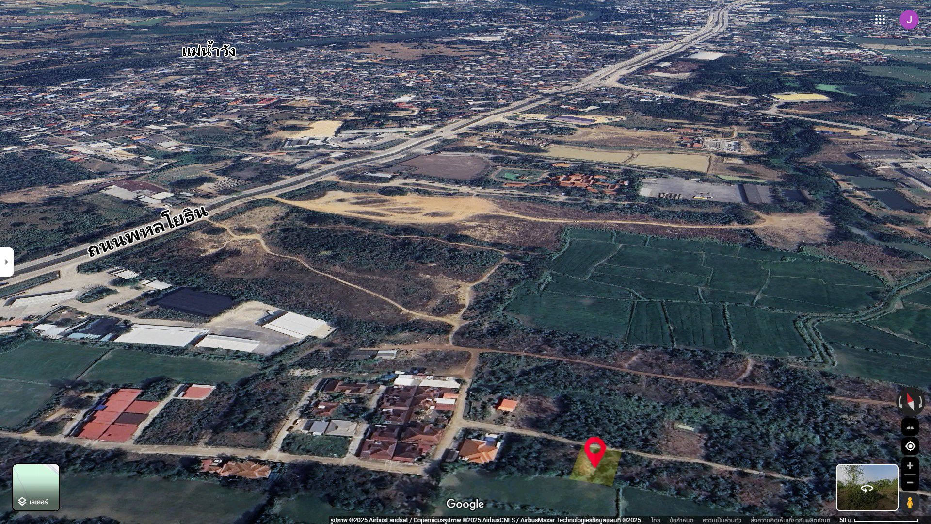ขายที่ดินเมืองลำปาง ใกล้ถ.พหลโยธิน เดินทางสะดวก เข้าออกได้หลายทาง อากาศบริสุทธิ์ค่าฝุ่นน้อย น่าลงทุน