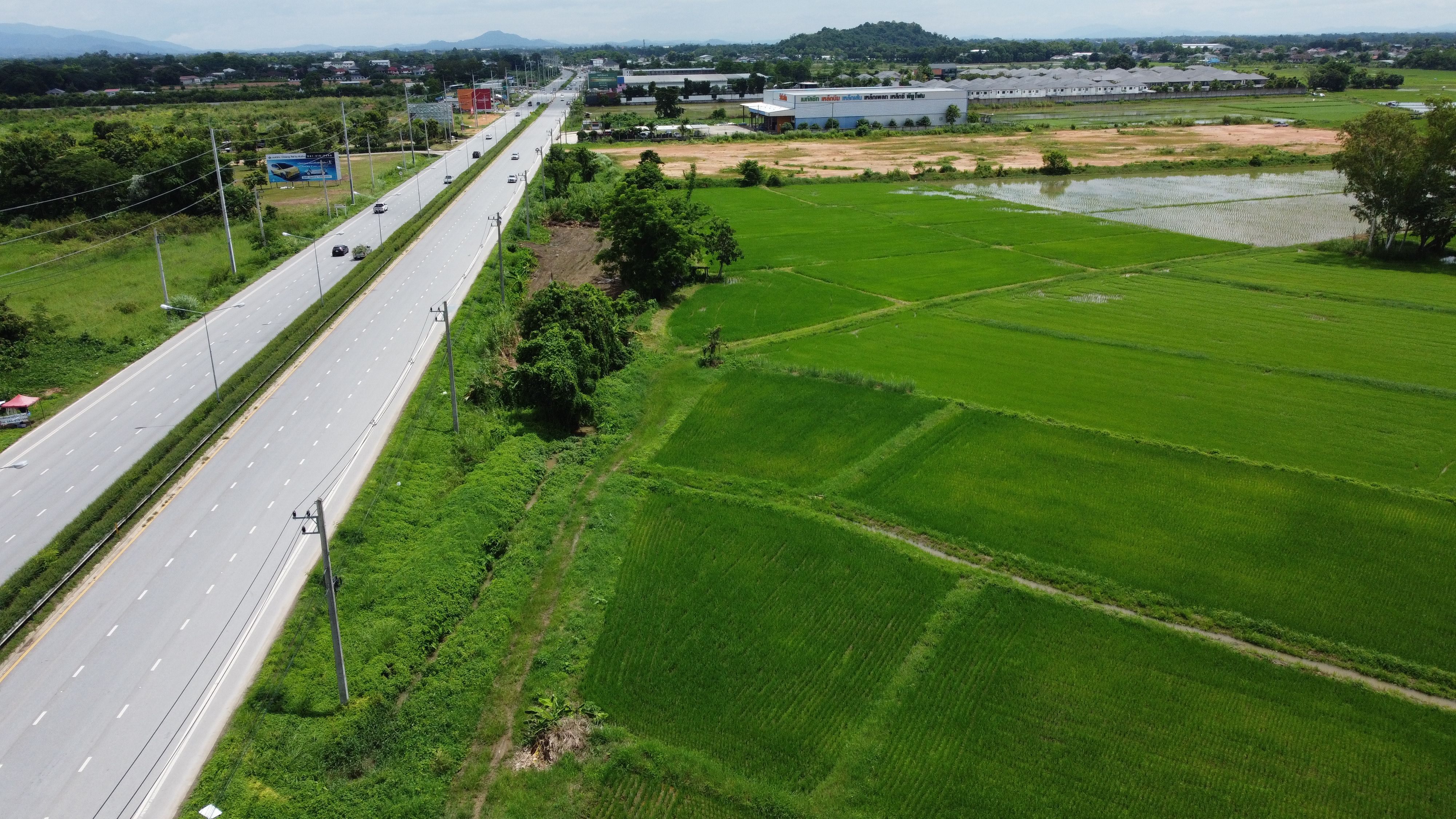 ที่ดินเปล่าติดถนนบายพาส