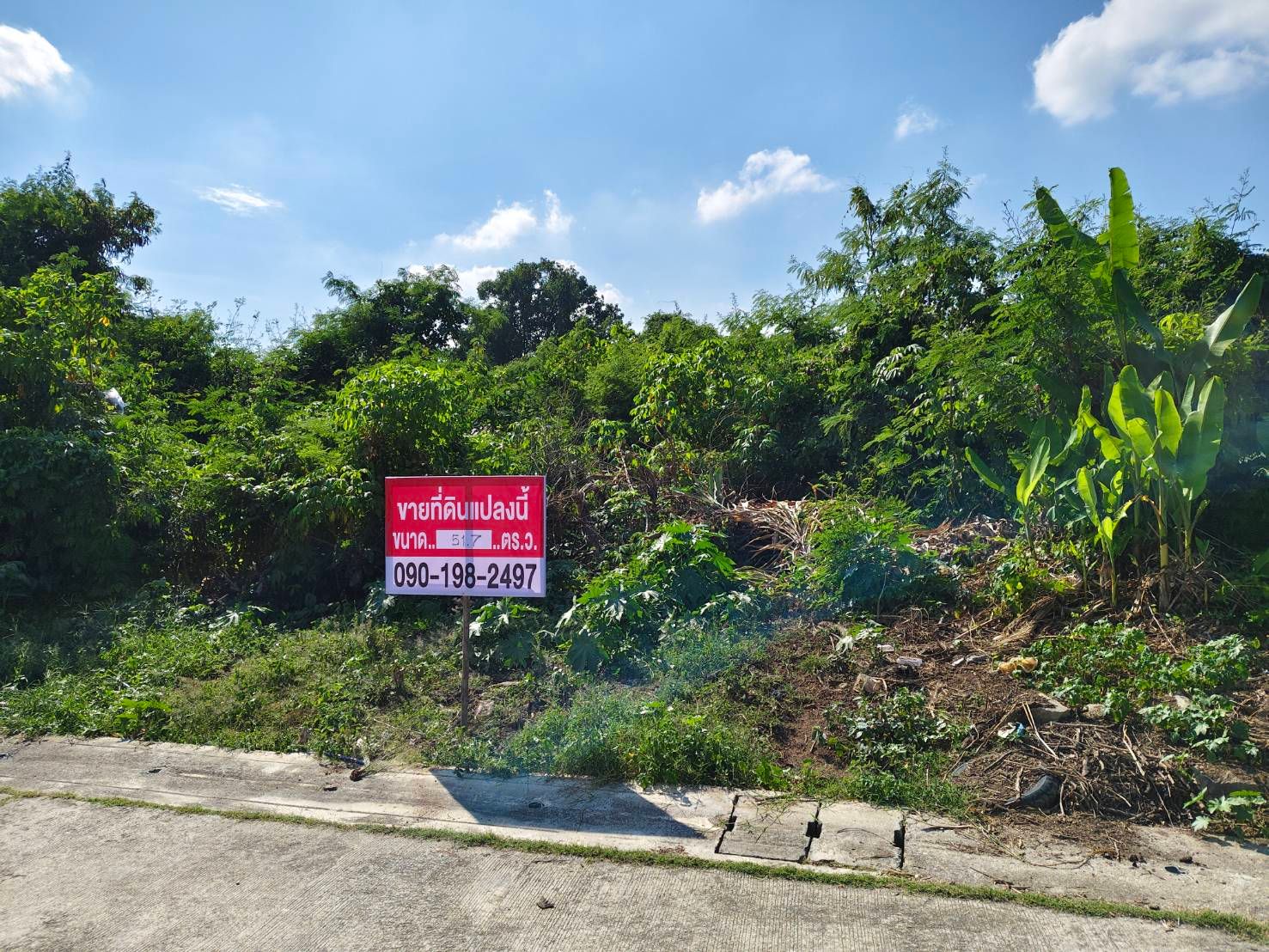 ขายที่ดิน ซอยมิ่งขวัญ หาดใหญ่ 51.7 ตรว.