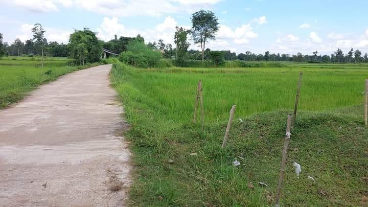 ที่ดินเปล่าเมืองมุกดาหาร ติดทางสาธารณะ 9-2-71