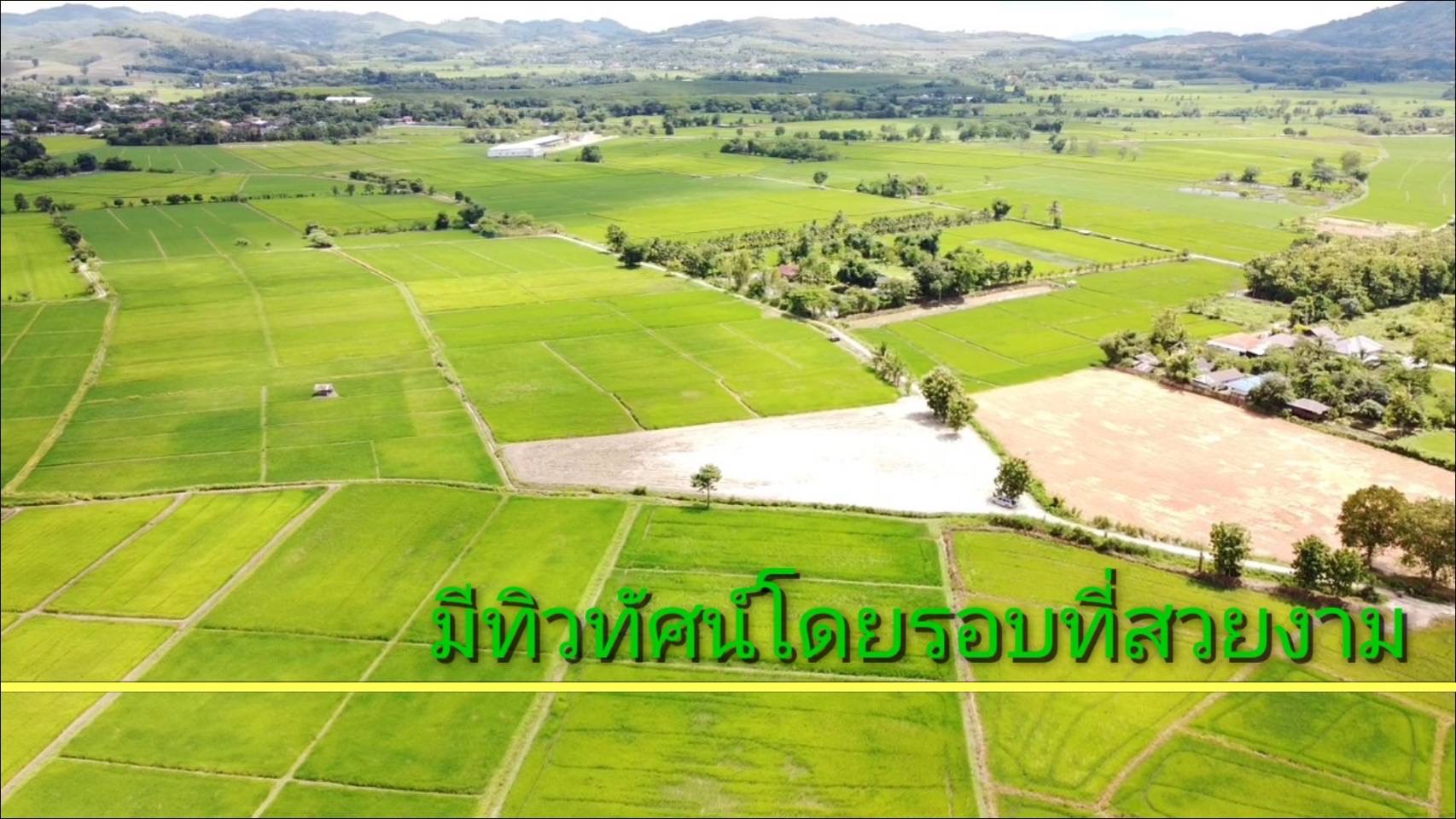 ที่ดินทุ่งนาวิวสวย แม่จัน เชียงราย 3-1-72