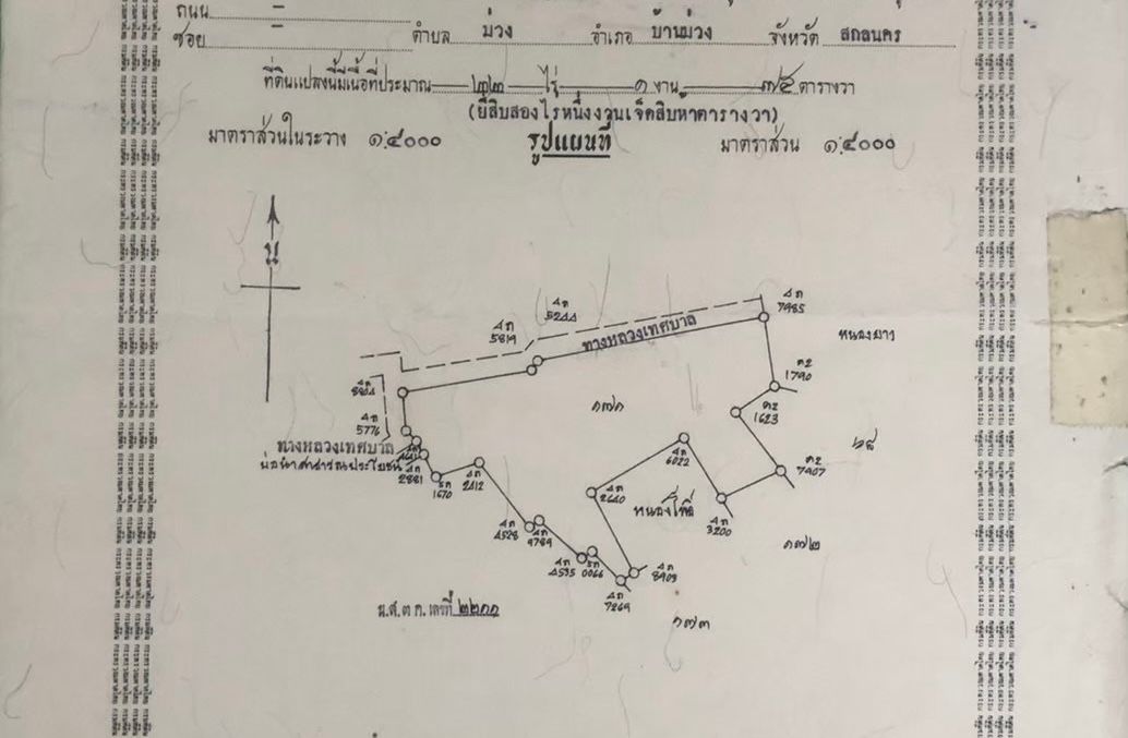 !!!ด่วน!!! ขายที่ดินขายถูกมาก ที่ดินแปลงใหญ่ เนื้อที่ 22-1-0 ไร่ ทำเลดี 