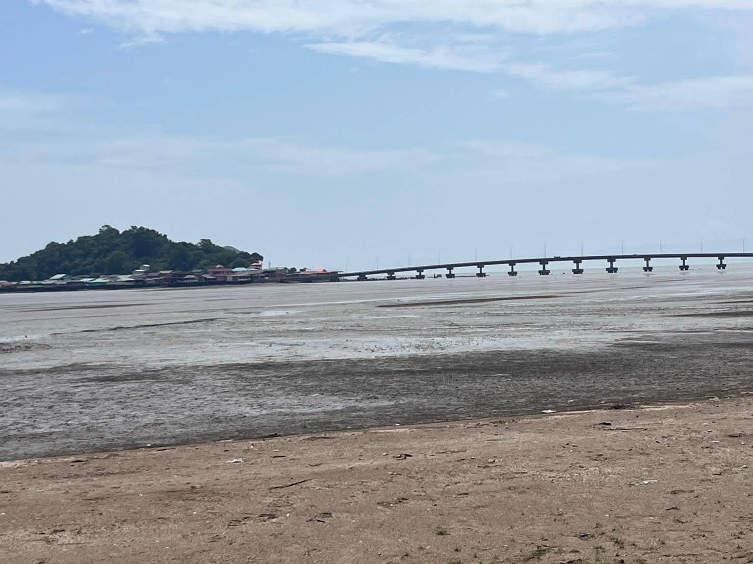 ที่ดินติดทะเล ด้านหลังติดถนนคอนกรีต ทิวทัศน์มองเห็นเกาะแรด