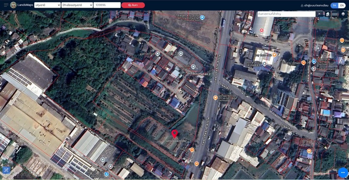 ขายที่ดินทำเลทอง ใจกลางเมืองปทุมธานี