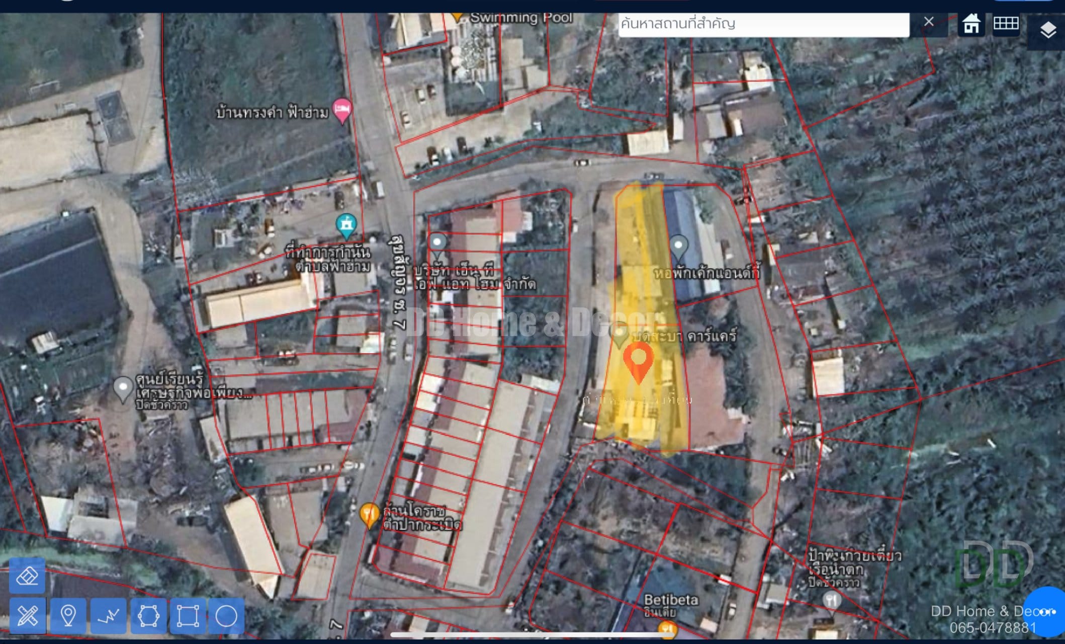 DD-0112 ขายที่ดินหัวมุม 329 ตร.วาๆ ละ 35,000บ กาดแม่ขะจาว ฟ้าฮ่าม อ.เมืองเชียงใหม่