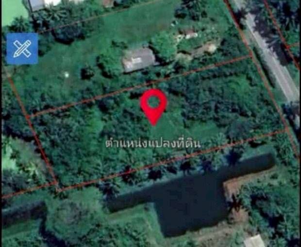 ขายที่ดินสวย ราคาถูก หน้ากว้างติดถนนดำ 32 เมตร ต. ท่าซัก อ.เมืองนครศรีฯ