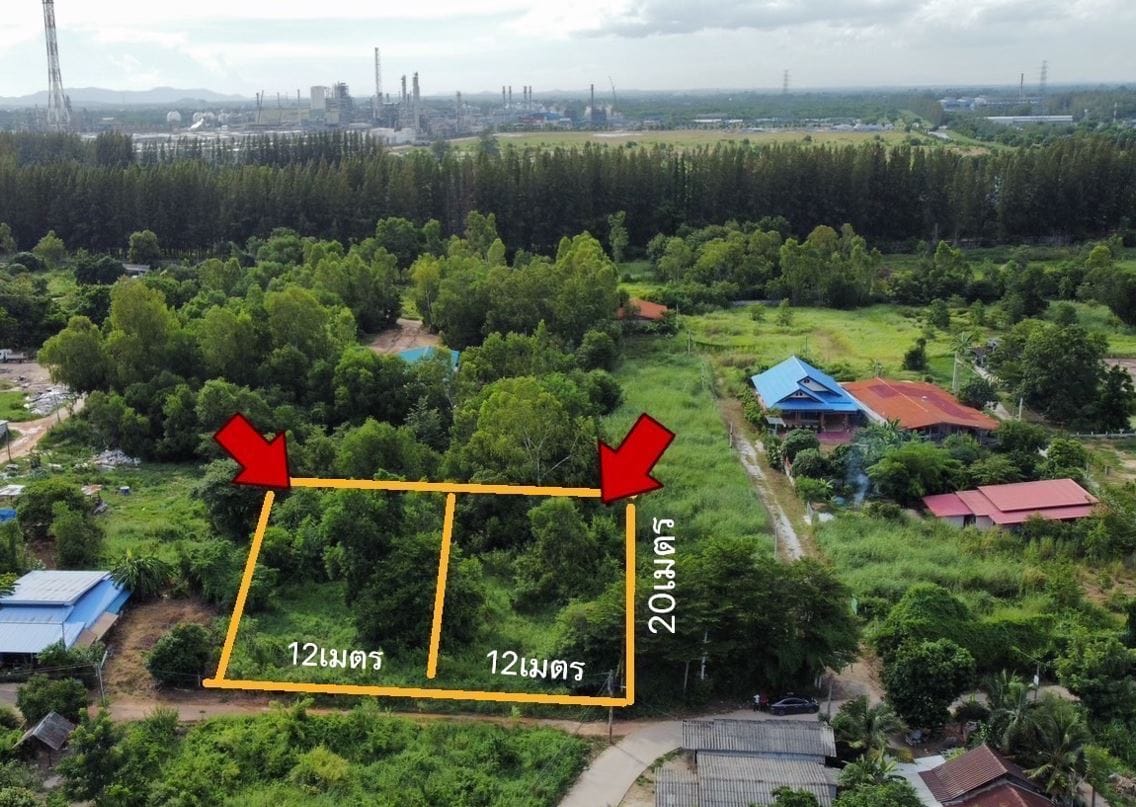  ขายที่ดินใกล้สุขุมวิท, บ้านเพ พื้นที่ 60 ตรว มี 2 แปลง (แบ่งขาย1แปลงได้)