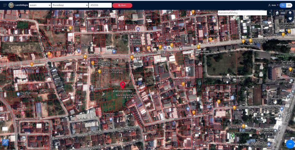 ที่ดินทำเลทองไกล้สนามกอฟท์คอหงส์ สงขลา 19 ตรว.