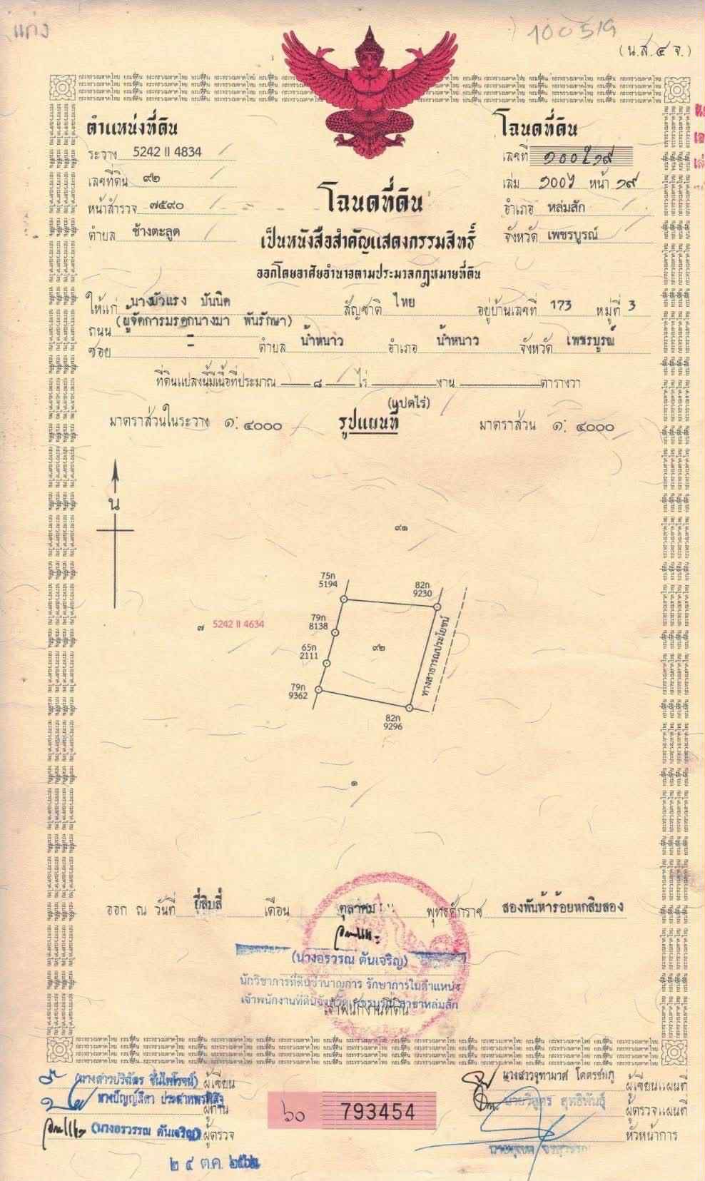 ขายที่ดินเพชรบูรณ์ หล่มสัก ที่ดินเปล่า