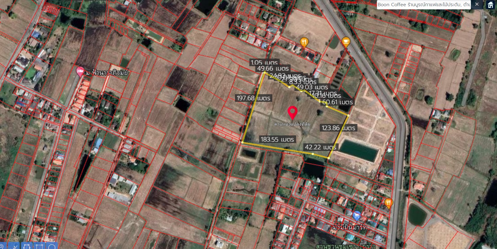 ที่ดินเปล่าแปลงสวย เมืองสุรินทร์ 22-1-67