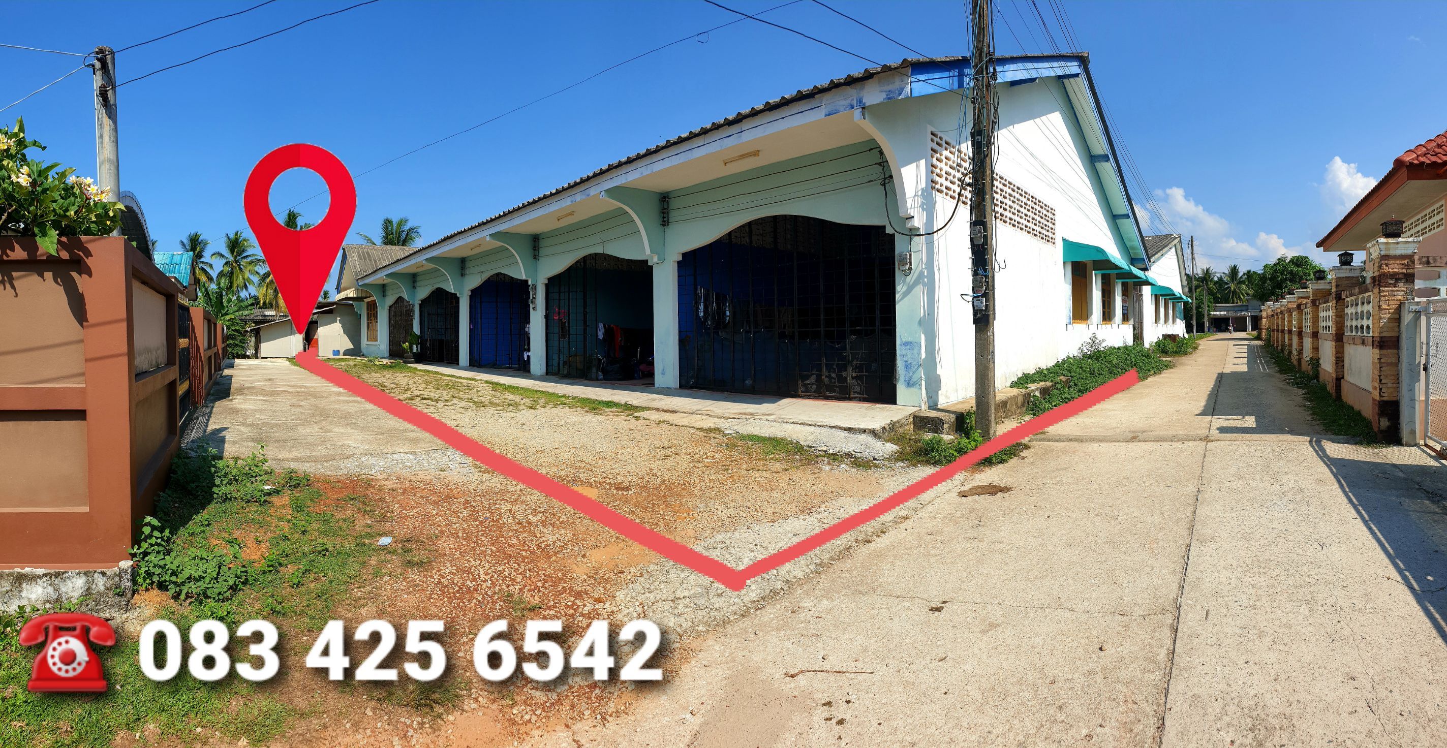 ขายบ้านเช่านราธิวาส ทำเลสงบ บรรยากาศดี ใกล้สนามกีฬาเฉลิมพระเกียรติ 80 พรรษา เทศบาลเมืองตากใบ
