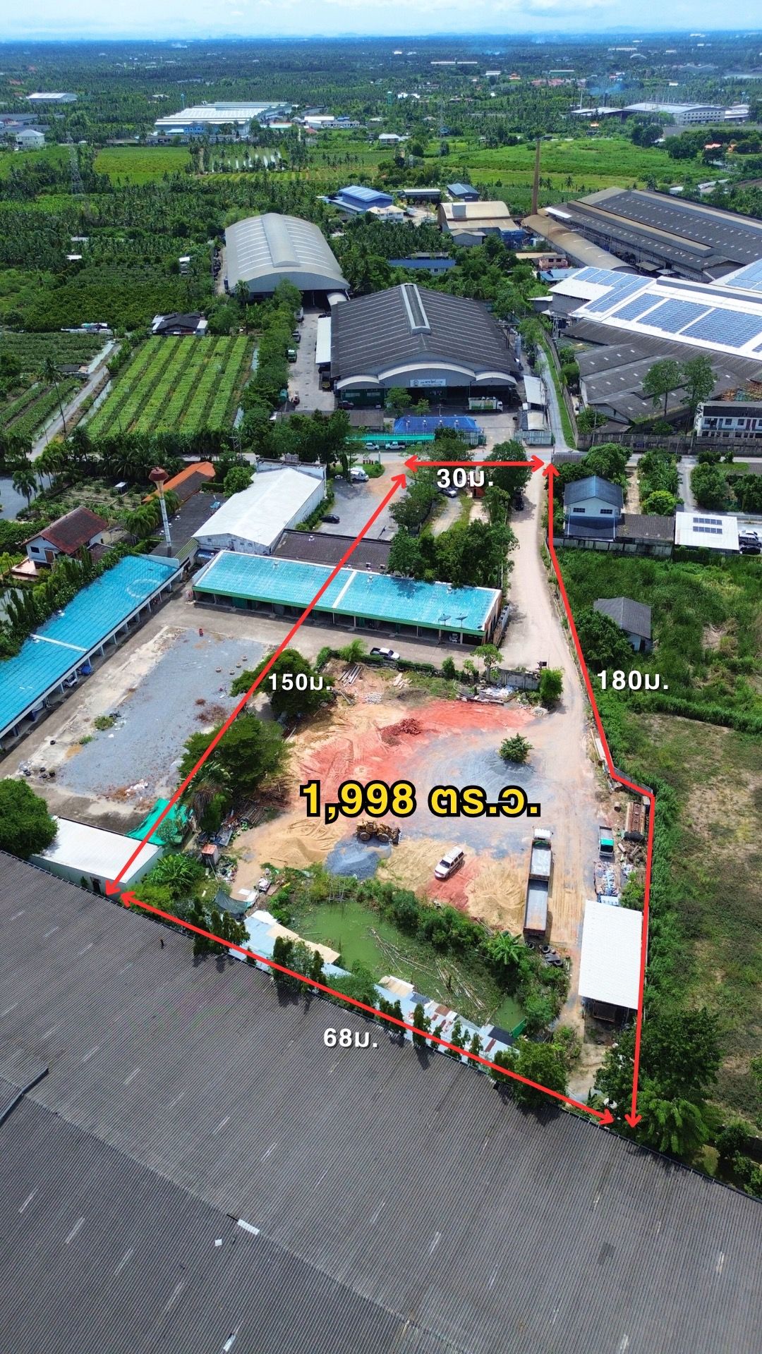 ขายที่ดินผังสีชมพู 4-3-98 ไร่ ติดถนนสามพราน 13 ใกล้เพชรเกษม 200 ม.