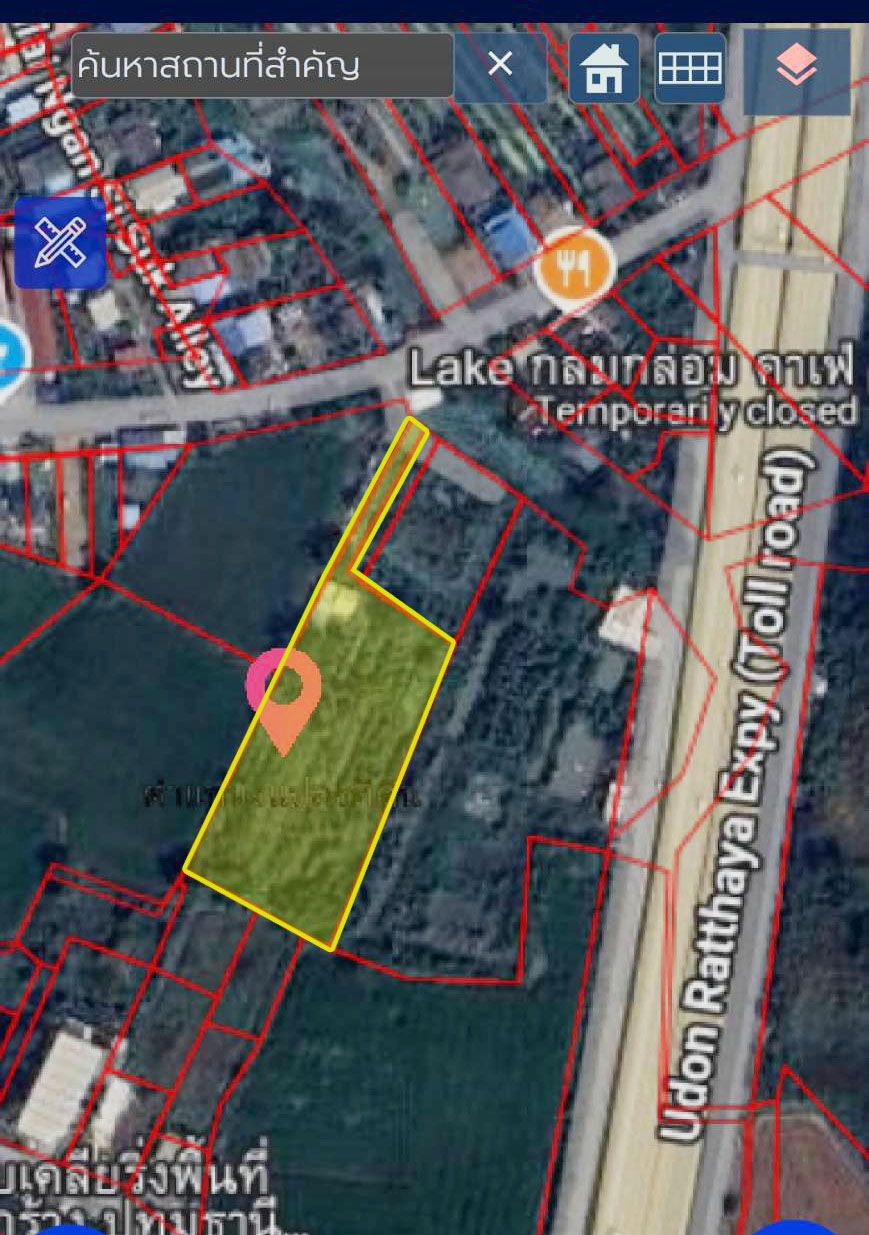 ที่ดินสวยๆใกล้ทางด่วน อำเมืองปทุมธานี