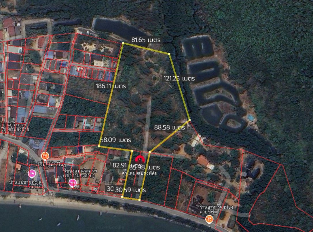 ที่ดินติดทะเลอ่าวน้อย เขาตาม่องล่าย 14 ไร่ 1 งาน 86 ตร.วา เหมาะพัฒนารีสอร์ต