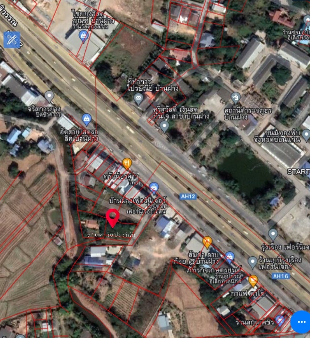 ขายที่ดินเปล่า เนื้อที่ 151 ตร.วา  ต.บ้านฝาง อ.บ้านฝาง จ.ขอนแก่น