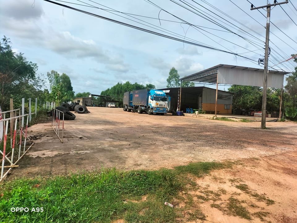 ที่ดินพร้อม(โกดัง)ติดถนน4เลน อำนาจเจริญ 2-3-70