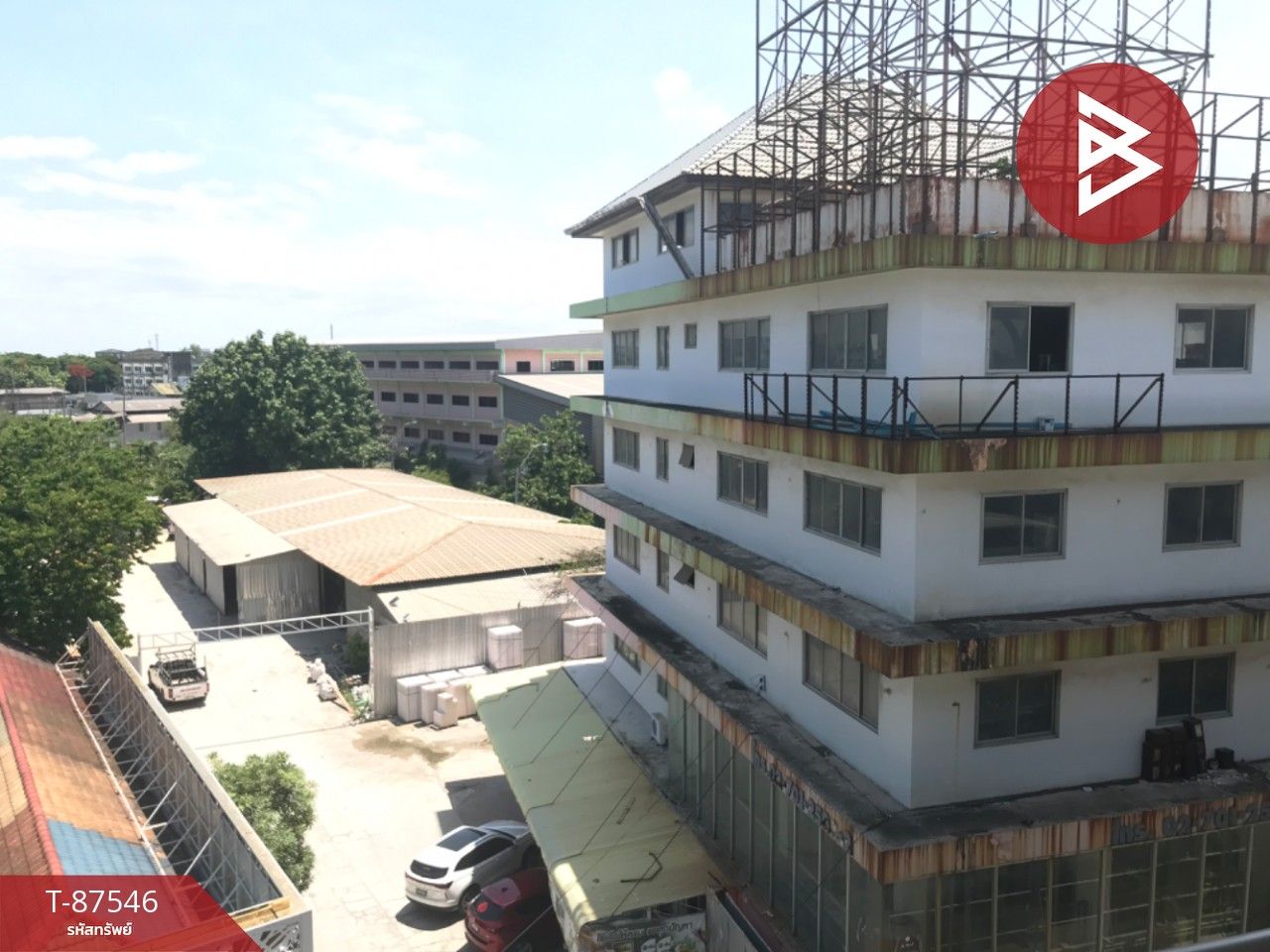 ขายสำนักงานพร้อมที่ดิน เนื้อที่ 2 ไร่ 2 งาน ท้ายบ้าน สมุทรปราการ