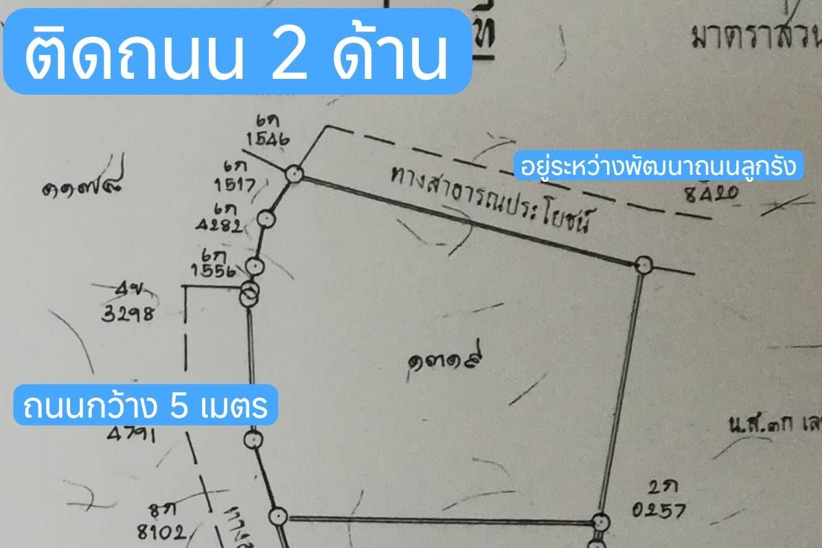 ขายที่ดินระยอง อำเภอเมือง เดินทาง 5 นาที ถึงเซ็นทรัลระยอง