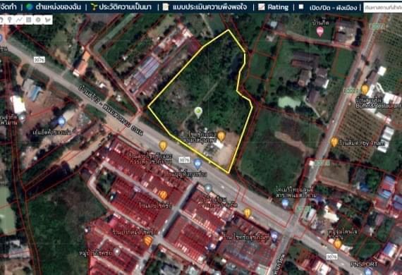 ขายที่ดินฉะเชิงเทรา ติดถนนสาธารณะ ในเขตเมือง พนมสารคาม ฉะเชิงเทรา 10-2-89