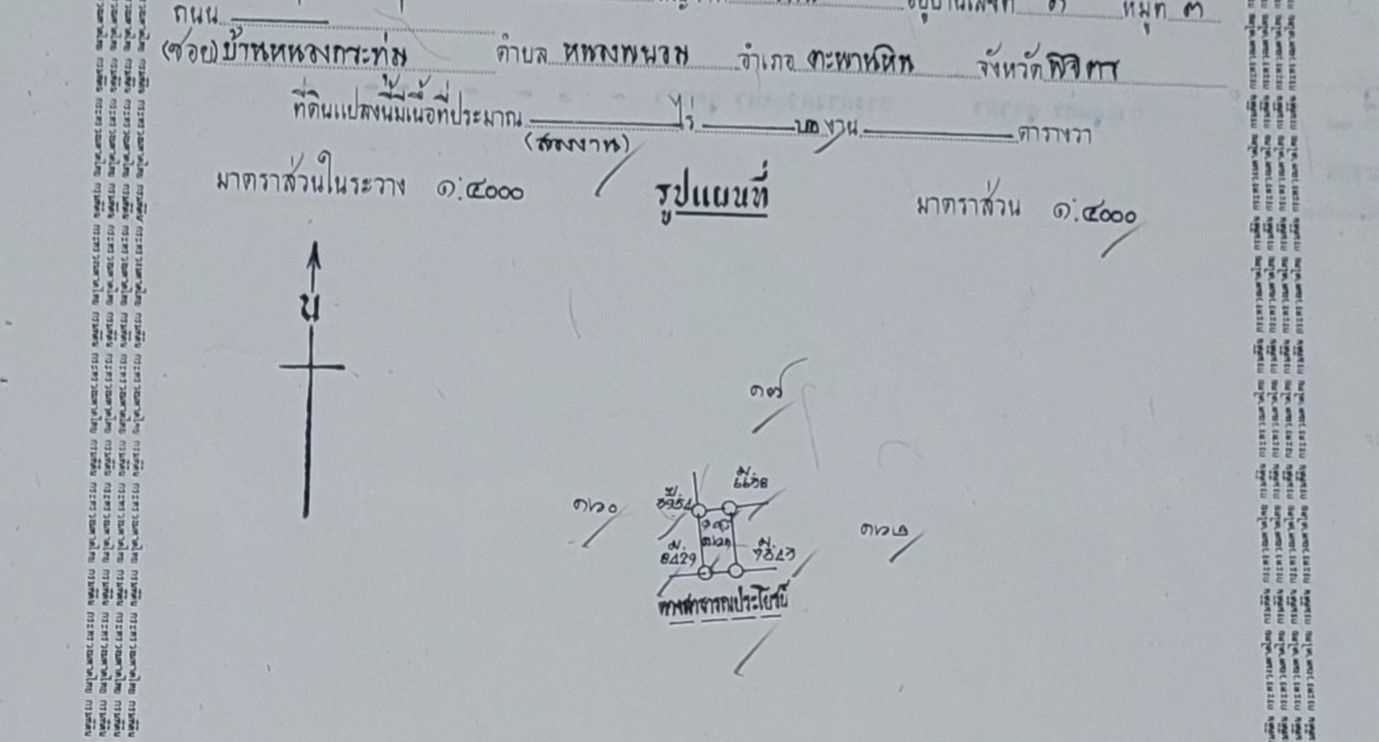 ขายที่ดินสวย โฉนดครุฑแดง น.ส.4 จ. ถมเรียบร้อย ติดถนน เนื้อที่ 2 งาน หรือ 200 ตารางวา พร้อมบ้าน จังหวัดพิจิตร อำเภอตะพานหิน