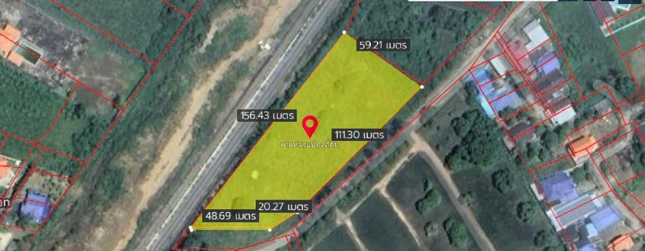 ขายที่ดินประจวบ ที่ดินติดถนนคอนกรีต ทางหลวงท้องถิ่น ซอยหัวหิน 105