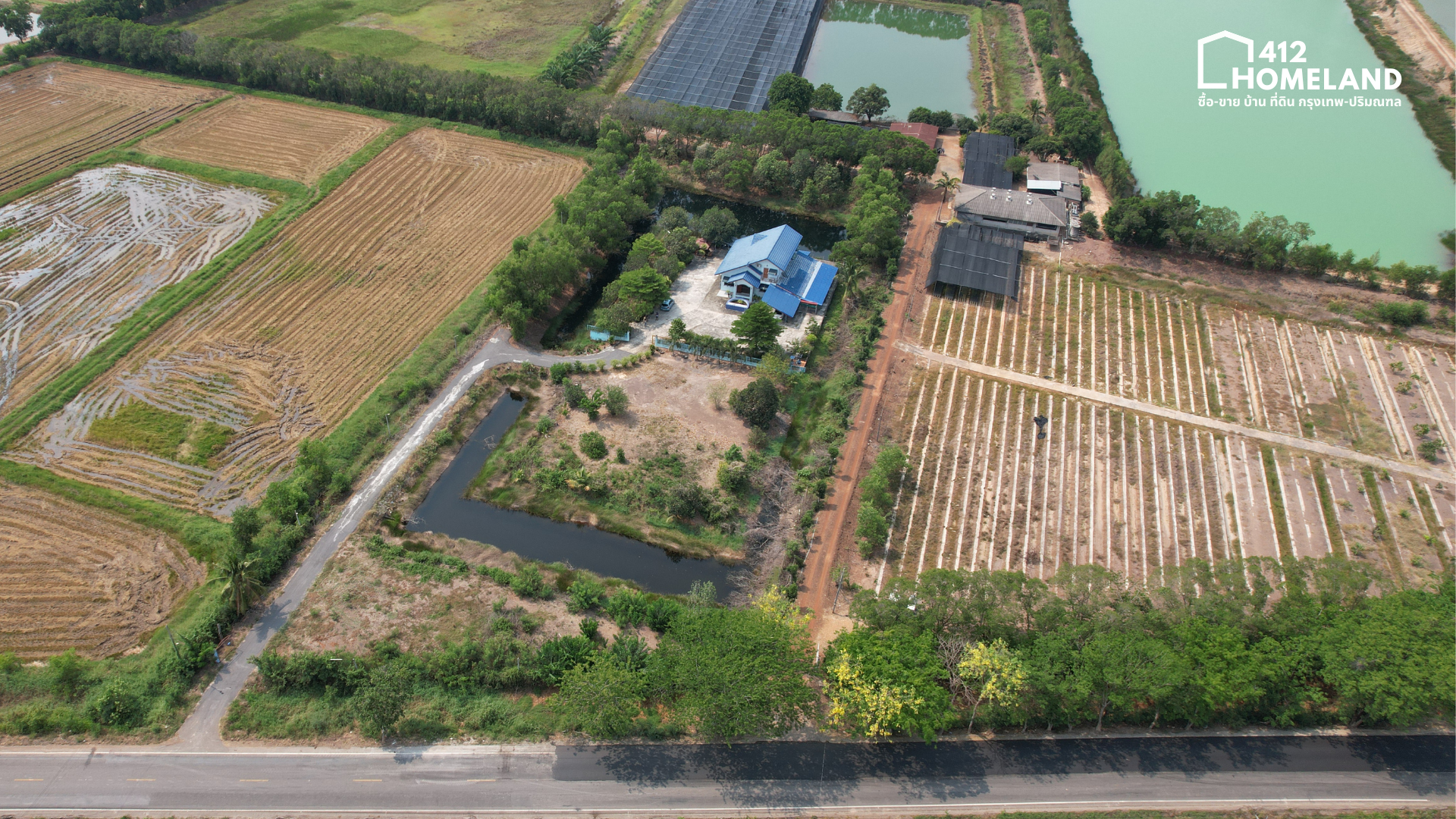 ขายที่ดิน 6 ไร่ ฉะเชิงเทรา ติด ถ.บางคล้า-พนมฯ พร้อมบ้าน 2ชั้น