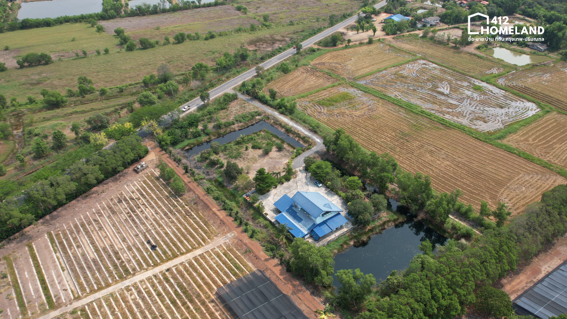 ขายที่ดิน 6 ไร่ ฉะเชิงเทรา ติด ถ.บางคล้า-พนมฯ พร้อมบ้าน 2ชั้น