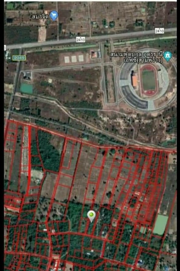 ที่ดิน เป็นทุ่งนา อุดรธานี 3 ไร่