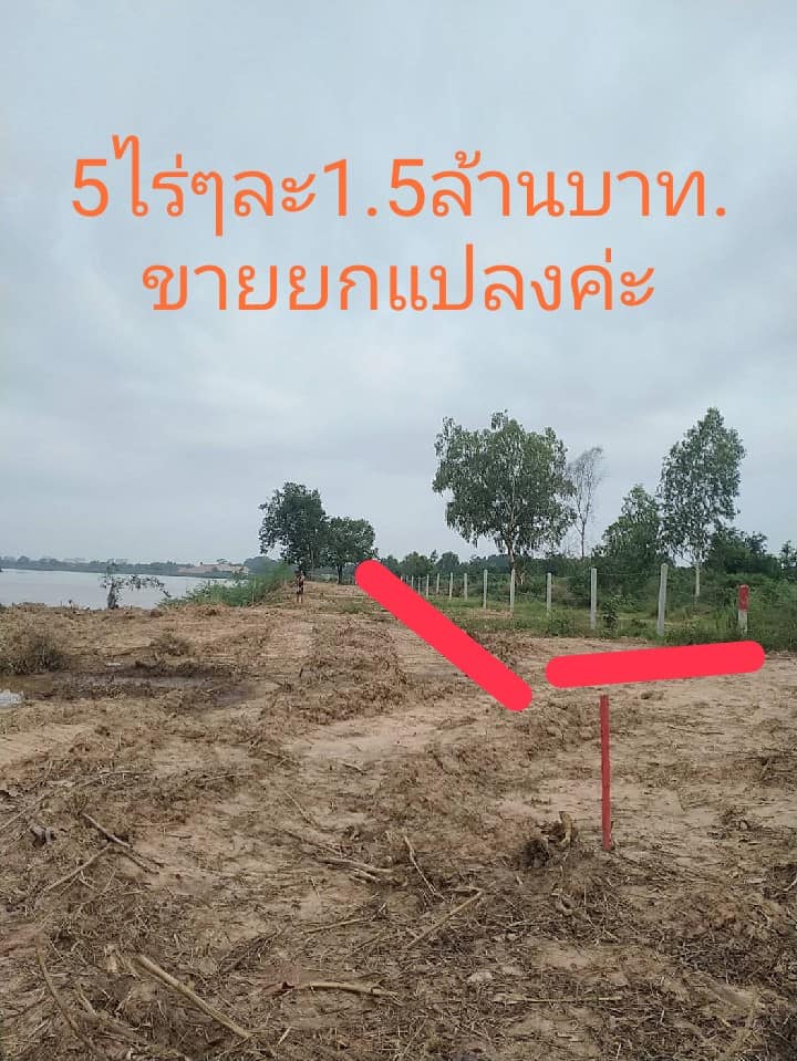 ที่ดินติดน้ำมูล อุบลราชธานี 5-0-96 ไร่