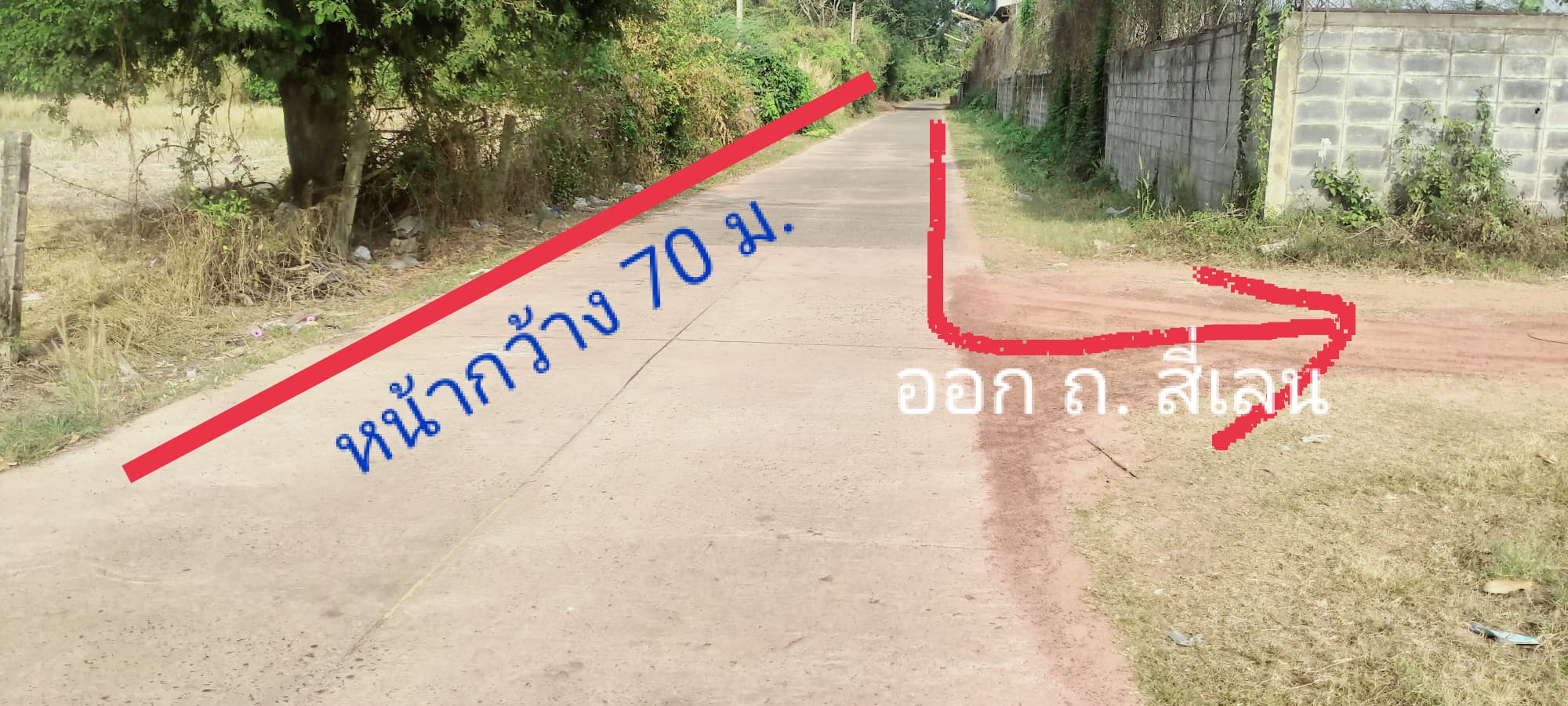 ขายที่ดิน อุบลราชธานี 3-1-2