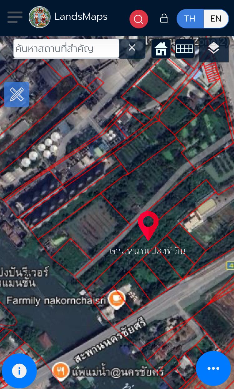 ขายที่ดินนครปฐม นครชัยศรี ที่ดินติดแม่น้ำท่าจีน