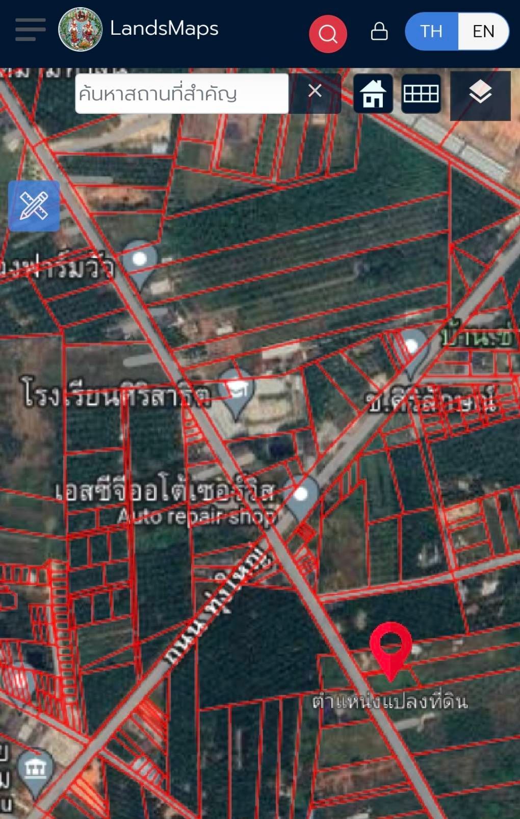 ขายที่ดินเปล่าใจกลางเมืองสุราษฎร์ ท่าสน ราคาแสนถูก