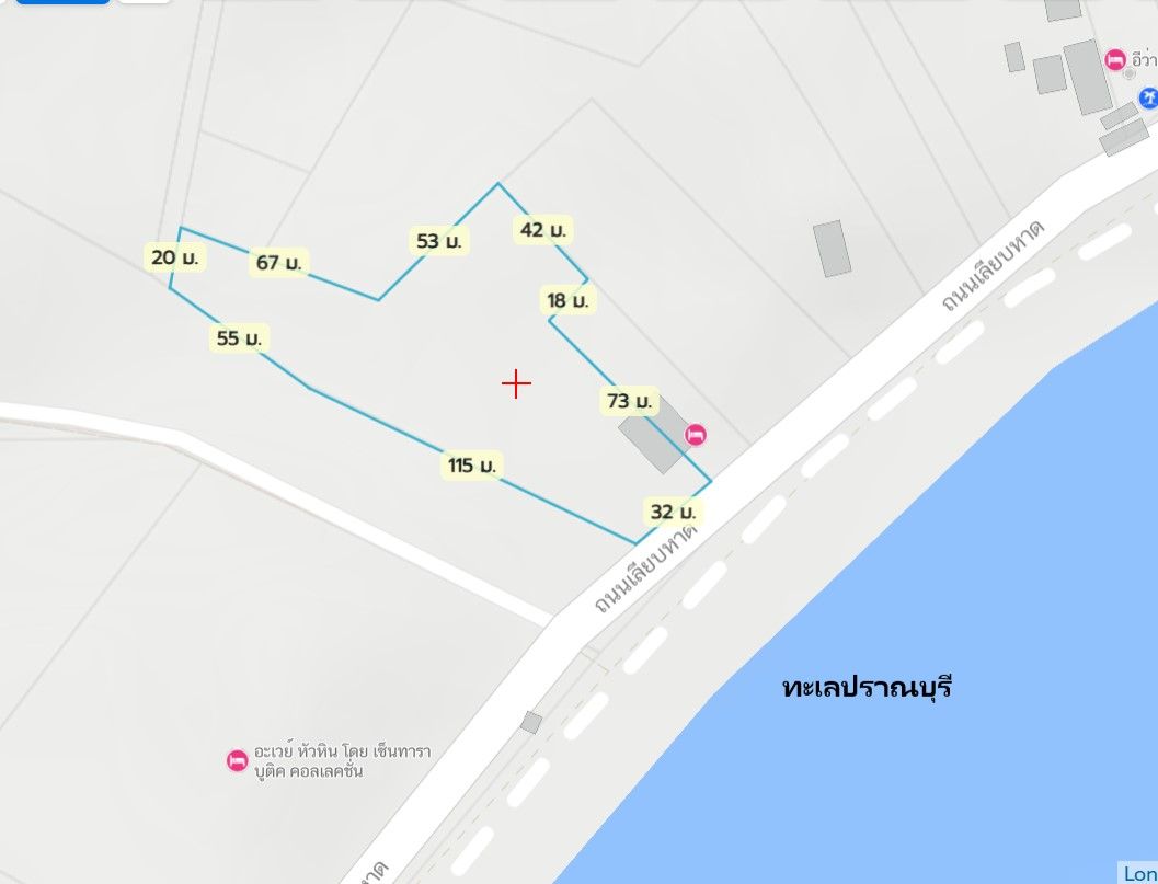 ขายโฉนดครุฑแดง 5 ไร่ ติดทะเล หัวหิน ปราณบุรี