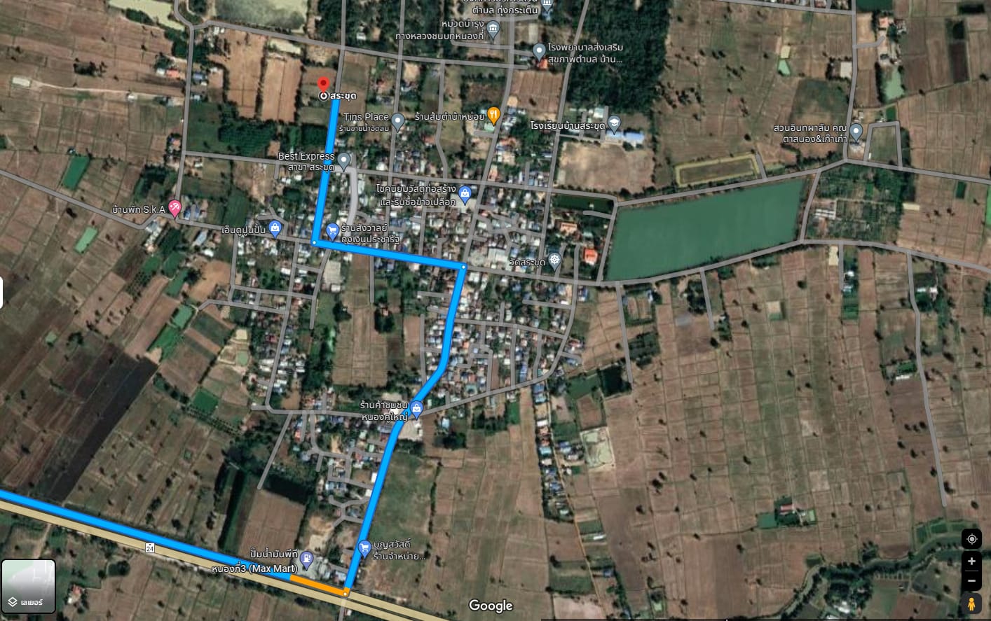 ขายที่ดินในหมู่บ้านสระขุด ตำบลทุ่งกระเต็น อำเภอหนองกี่ จังหวัดบุรีรัมย์