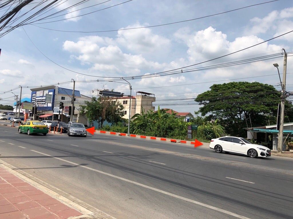 ที่ดินเปล่า  3.0.90  ไร่ ฝั่งตรงข้ามปั้มCaltex ถ.ไสวประชาราษฎร์ ลำลูกกา