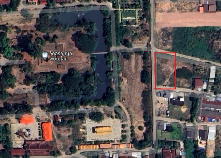 ที่ดินหลังวัดอรัญญิก จังหวัดพิษณุโลก 414 ตร.ว