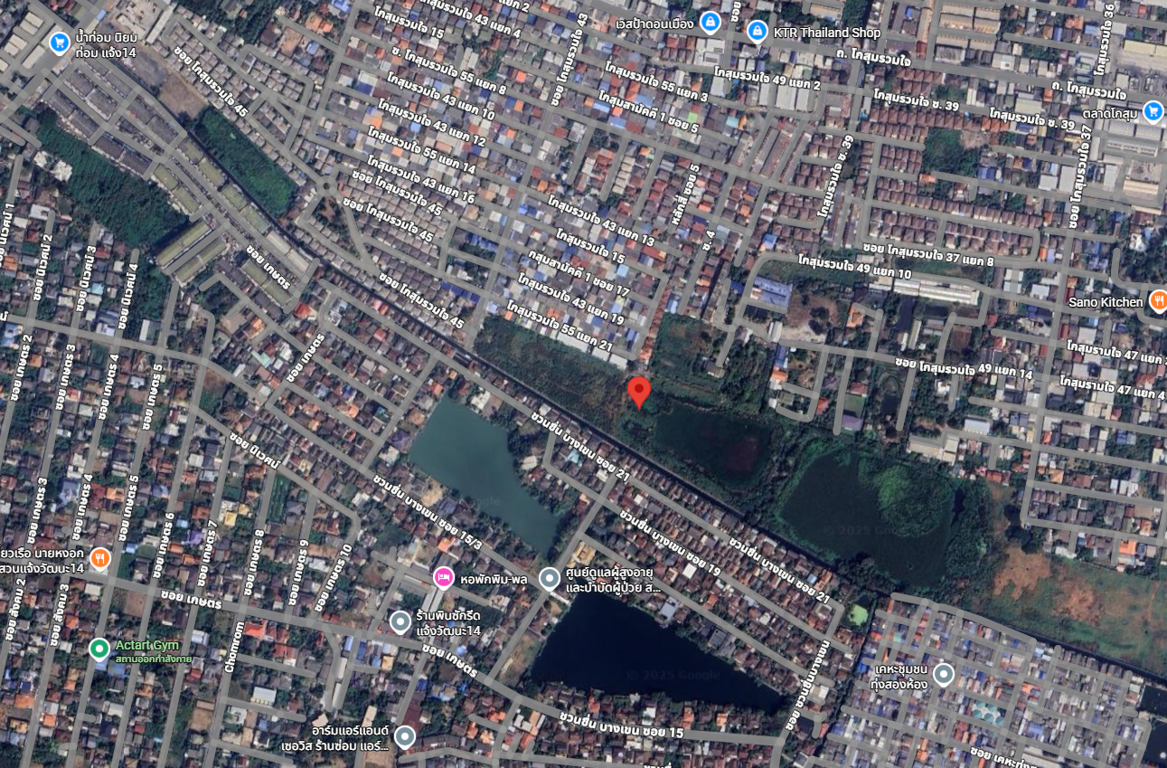 ขายที่ดินกรุงเทพฯ ดอนเมือง ที่ดินทำเลสวย ผังสีเหลือง เหมาะลงทุนมาก ทำโครงการได้ 24-3-68.9 ไร่.