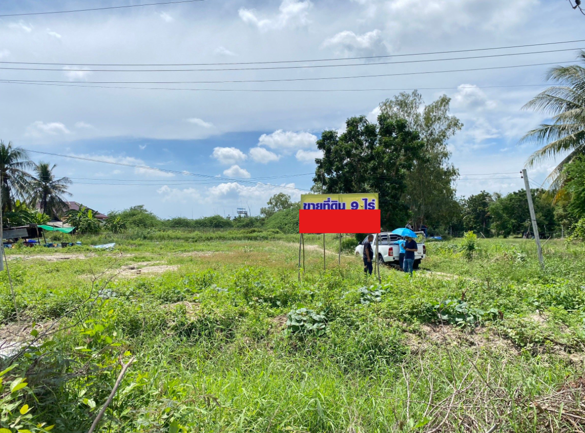 ขายที่ดิน 9 ไร่ หาดเจ้าสำราญ ห่างจากทะเล 300 เมตร จังหวัดเพชรบุรี
