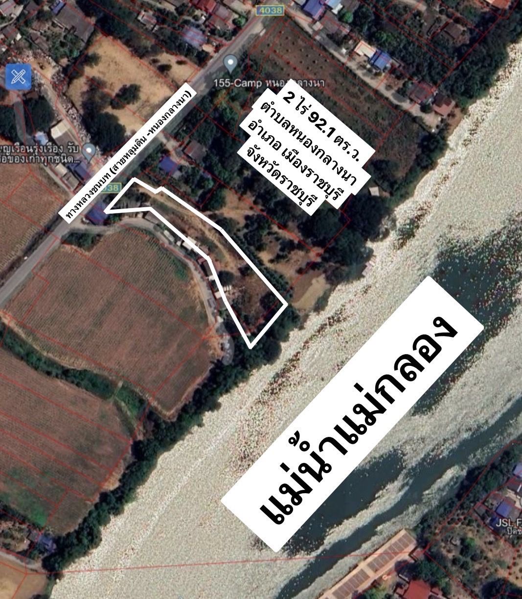 ขายที่ดินราชบุรี ที่ดินเปล่า แปลงสวย ทำเลทอง เหมาะแก่การลงทุน  2-0-92.1 ไร่