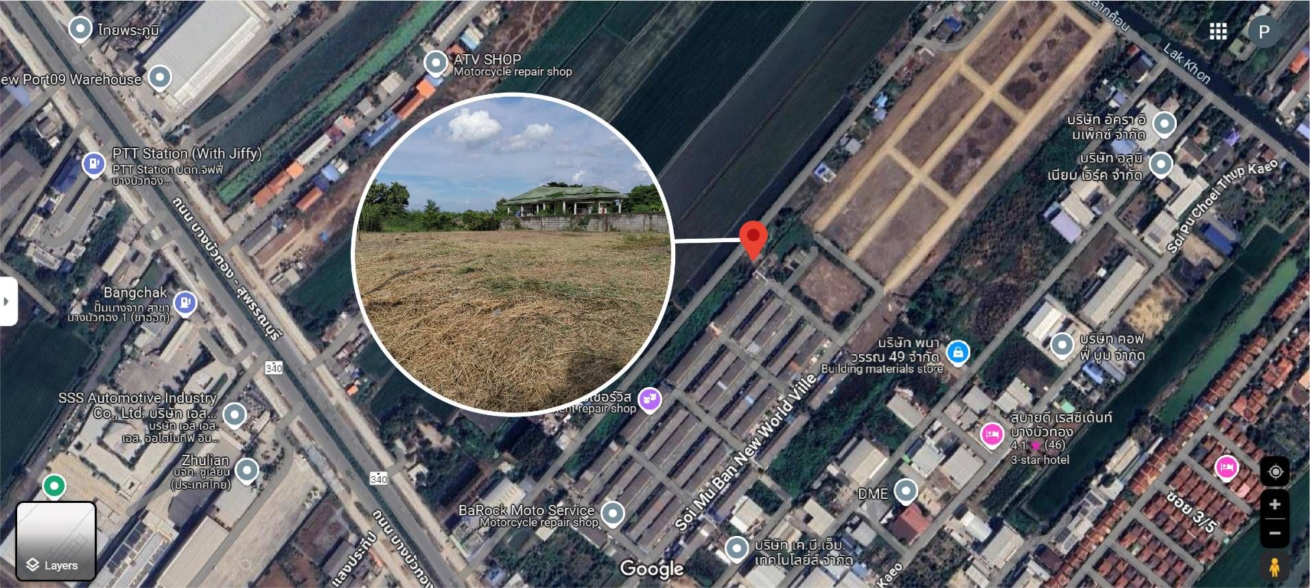 ขายด่วน ที่ดินโฉนดครุฑแดง ถมแล้ว 164 ตรว. ถนนบางบัวทอง-สุพรรณบุรี ตำบลละหาร อำเภอบางบัวทอง จังหวัดนนทบุรี