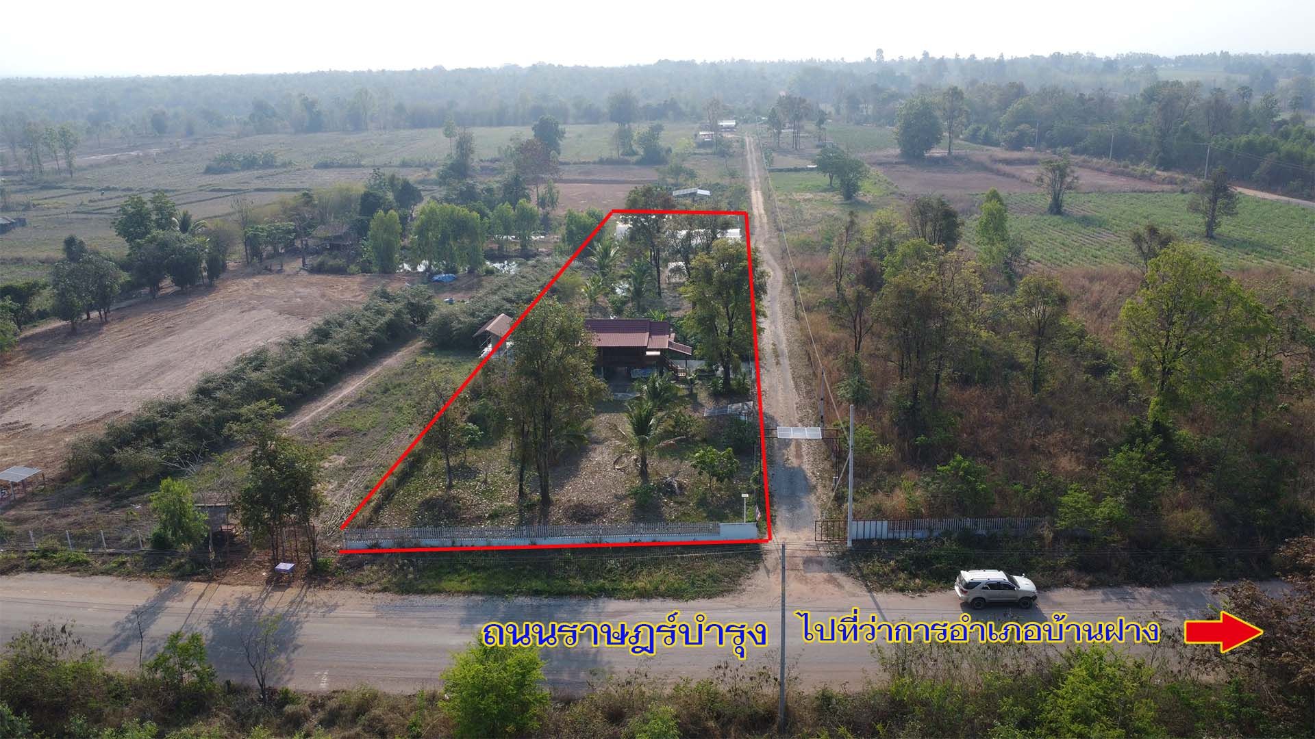 ขายบ้านสวน-เรือนไทย 2 ชั้น พร้อมที่ดิน 2 ไร่