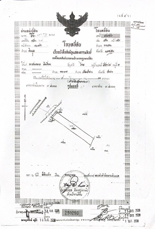 ที่ดินเปล่าแปลงยาว บางเลน นครปฐม 
