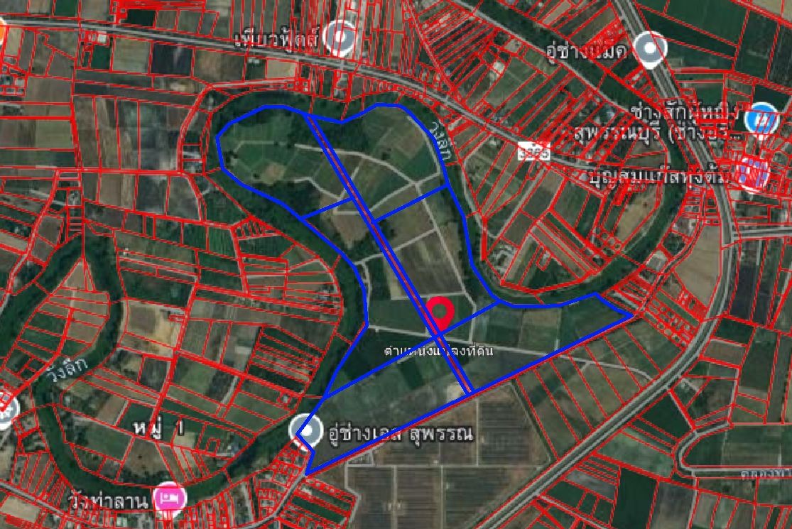 ขายด่วน ที่ดิน 371ไร่ อ.สามชุก จ.สุพรรณบุรี