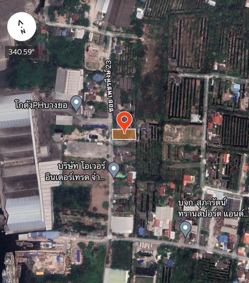 ที่ดินเปล่า อ.พระประแดง จ.สมุทรปราการ 0-2-36 ไร่.
