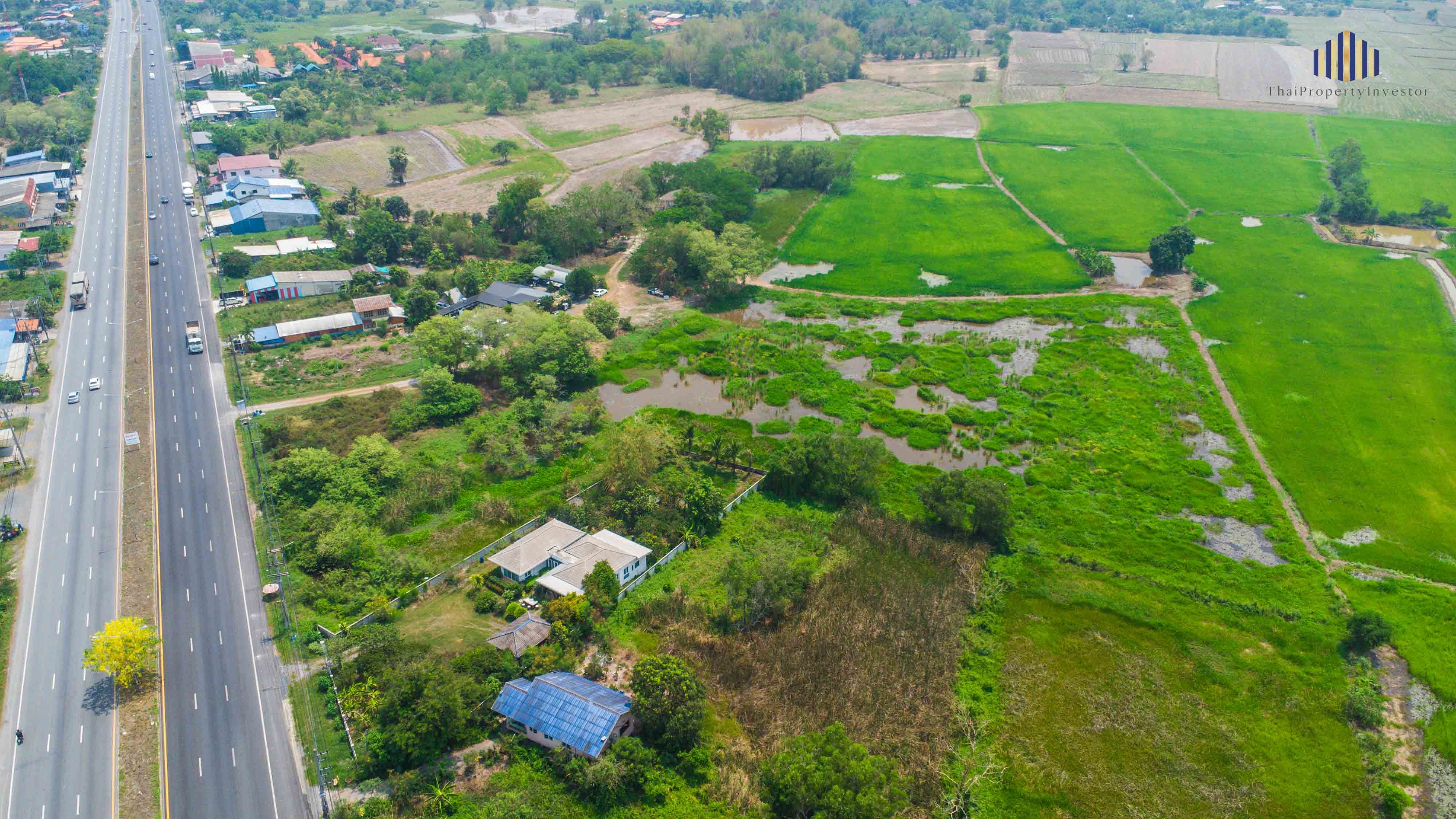 ขายด่วน! ที่ดินศักยภาพติดถนนสุวรรณศร ทางหลวงเอเชียสาย 1 ห่างจากตัวเมืองนครนายกเพียง 5 กิโลเมตร แปลงใหญ่ 10 ไร่ เพียงไร่ละไม่ถึง 2 ล้าน! เหมาะทำจัดสรร/ธุรกิจ/โครงการท่องเที่ยว โอกาสทองนักพัฒนารีบคว้าก่อนราคาพุ่ง!