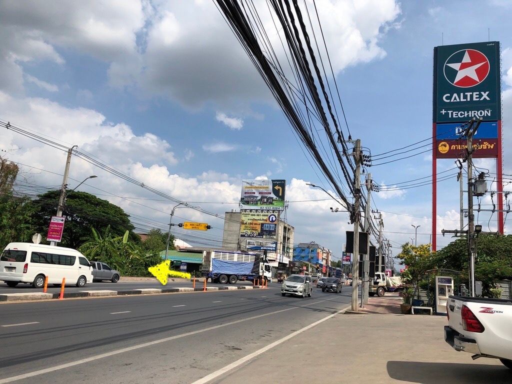 ที่ดินเปล่า  3.0.90  ไร่ ฝั่งตรงข้ามปั้มCaltex ถ.ไสวประชาราษฎร์ ลำลูกกา