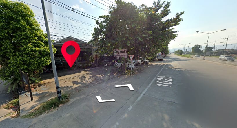 ที่ดินพร้อมสิ่งปลูกสร้างเมืองเชียงราย ใกล้4แยกต่างระดับ 0-0-74.2