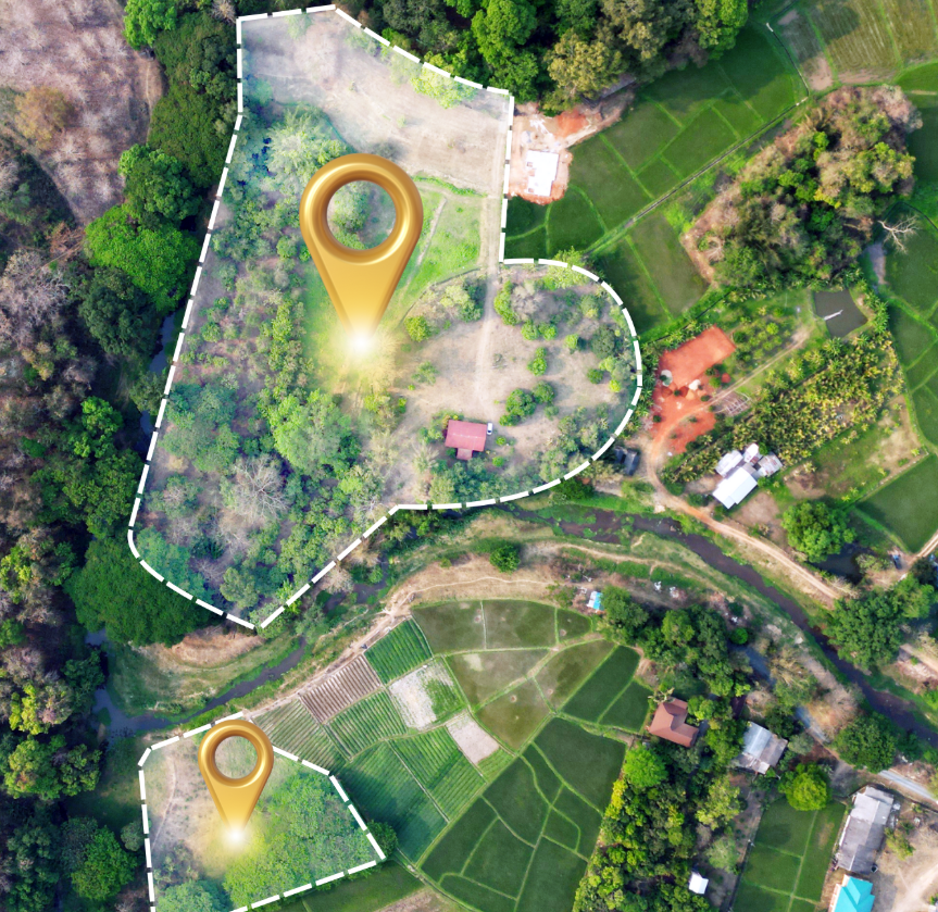 ขายที่ดินบ้านสวนติดลำน้ำเชียงใหม่ ใกล้บ่อน้ำพุร้อน ดอยสะเก็ต